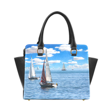 Sail Boat Rivet Shoulder Purse