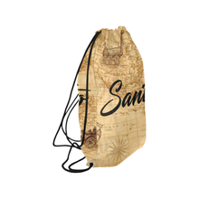 Old Map Drawstring Bag