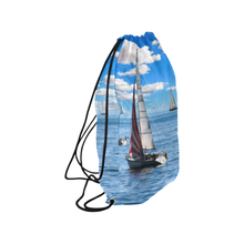 Sail Boat Drawstring Bag