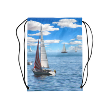 Sail Boat Drawstring Bag