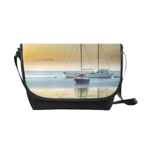 Calm Boats Saddle Purse