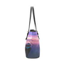 Sunrise Leather Tote Bag