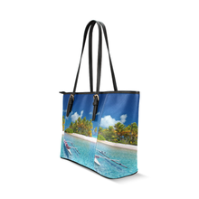 Polynesian Leather Tote Bag