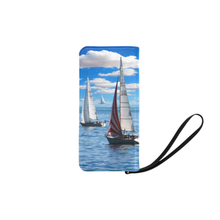 Sail Boat Clutch Purse
