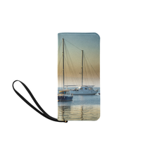 Calm Boats Clutch Purse