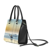 Calm Boats Rivet Shoulder Purse
