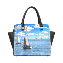 Sail Boat Rivet Shoulder Purse