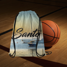 Calm Boats Drawstring Bag