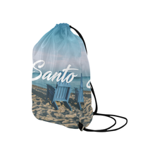 Blue Chair Drawstring Bag