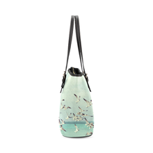 Seagulls Leather Tote Bag