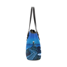 Lighthouse Leather Tote Bag
