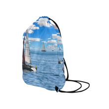 Sail Boat Drawstring Bag