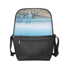 Blue Chair Saddle Purse