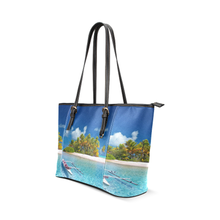 Polynesian Leather Tote Bag