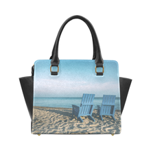 Blue Chair Rivet Shoulder Purse