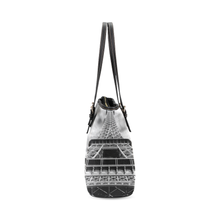 Eiffel Tower Leather Tote Bag