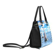 Sail Boat Rivet Shoulder Purse