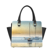 Calm Boats Rivet Shoulder Purse