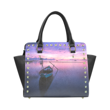 Sunrise Rivet Shoulder Purse