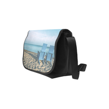 Blue Chair Saddle Purse