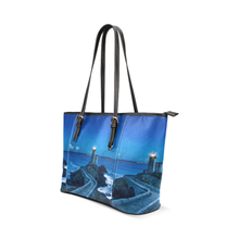 Lighthouse Leather Tote Bag