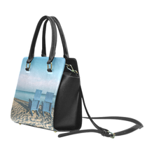 Blue Chair Rivet Shoulder Purse