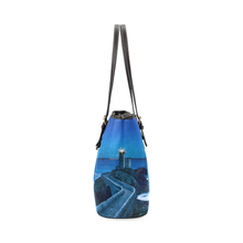 Lighthouse Leather Tote Bag