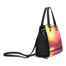 Sunset Vacation Rivet Shoulder Purse
