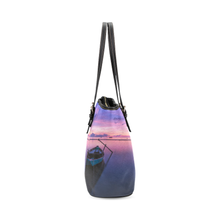 Sunrise Leather Tote Bag