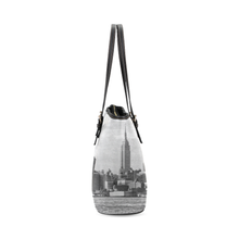 NYC Skyscraper Leather Tote Bag