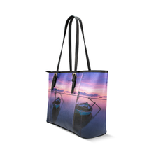 Sunrise Leather Tote Bag