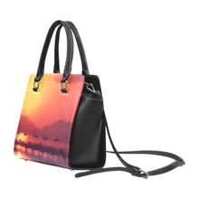 Sunset Vacation Rivet Shoulder Purse