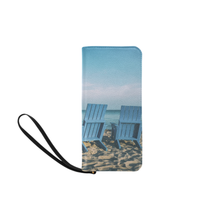 Blue Chair Clutch Purse