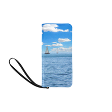 Sail Boat Clutch Purse