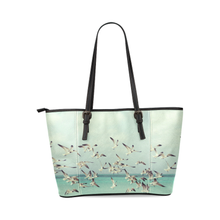 Seagulls Leather Tote Bag