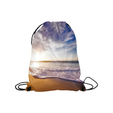 Beach Front Drawstring Bag