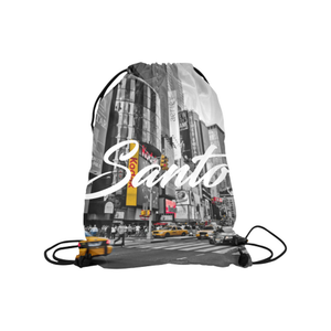 Times Square Drawstring Bag