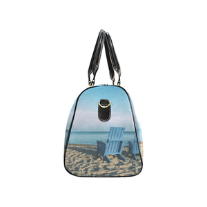 Blue Chiar Large Waterproof Travel Bag