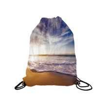 Beach Front Drawstring Bag