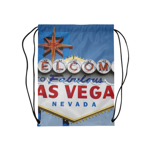 Las Vegas Sign Drawstring Bag