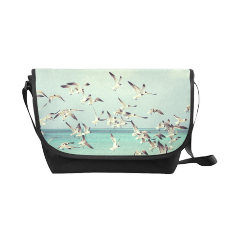 Seagulls Saddle Purse