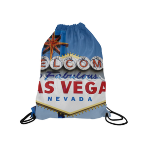 Las Vegas Sign Drawstring Bag