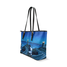 Lighthouse Leather Tote Bag