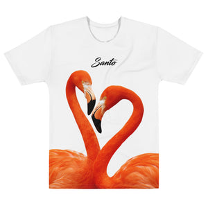 Flamingos All Over Print T Shirt